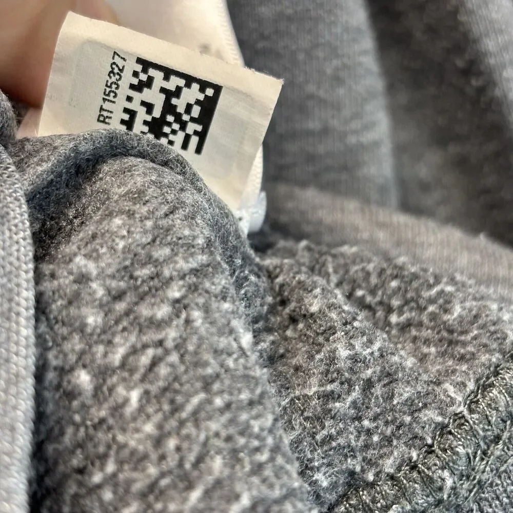 The North Face Mens Hoodie M Half Dome Gray Logo Hiking Outdoor Sweatshirt *READ